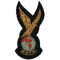 RAF Association wire blazer badge